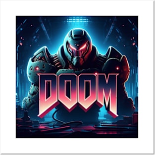 Cyber Doom Guy Posters and Art